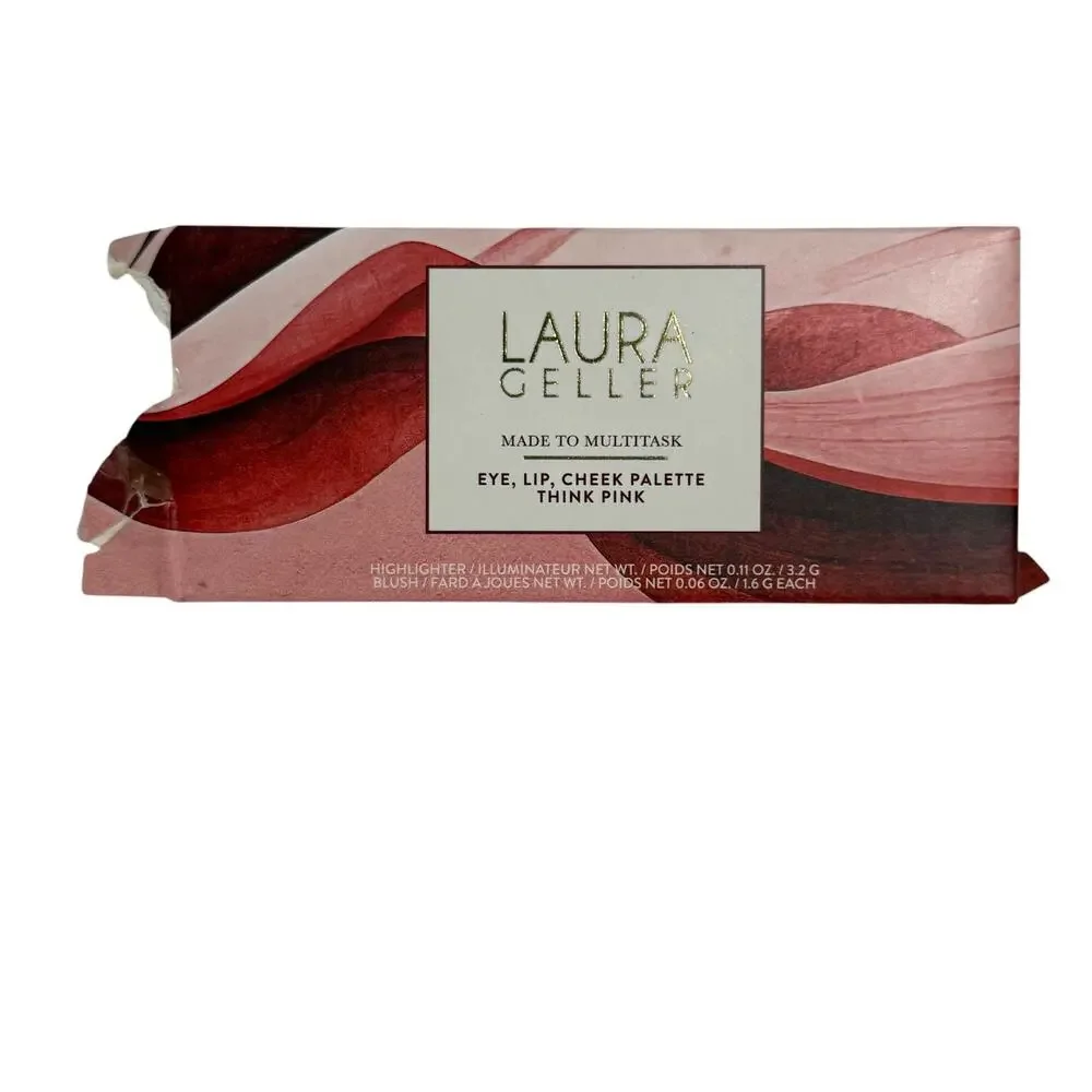 LAURA GELLER Palette Eye, Lip, Cheek Palette Think Pink